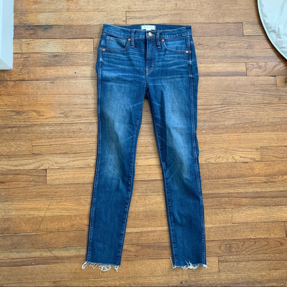 Madewell 9” high rise skinny